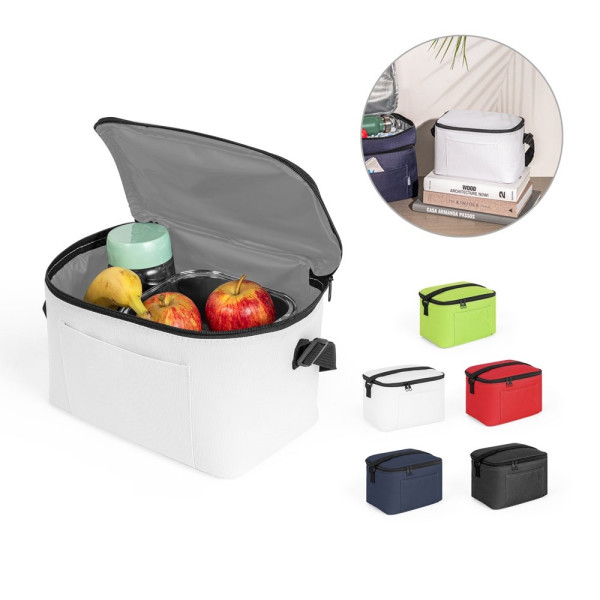 CANCUN. Thermische tas van 600D gerecycled polyester met verstelbare riem