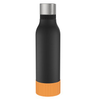oranje, zwart, zilver