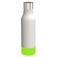 lichtgroen, zilver, wit