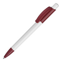 Wit / Donker Rood
