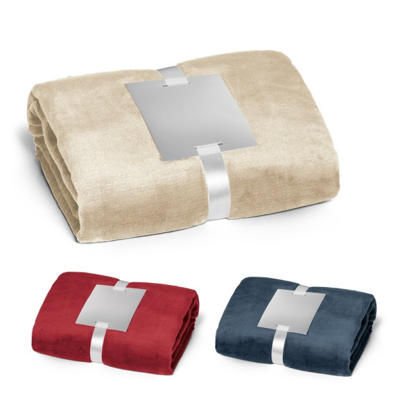 DYLEAF. (240 g/m²) fleecedeken met lint voor gepersonaliseerde kaart