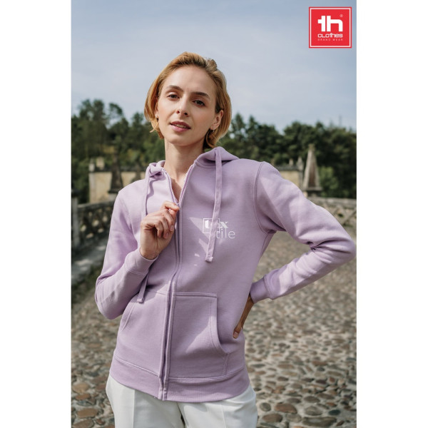THC AMSTERDAM WOMEN. Damessweatshirt van katoen en polyester
