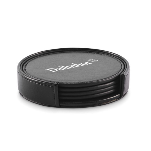 POSA SET - Set van 4 PU onderzetters