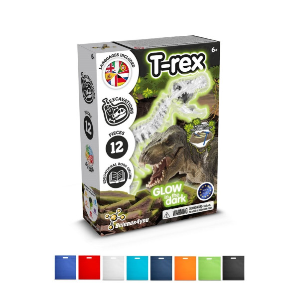 Fossil Excavation Kit IV. Educatief spel geleverd met een non-woven cadeauzakje (80 g/m²)