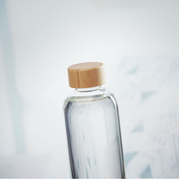 FRISIAN - Glazen drinkfles bamboe dop