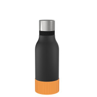oranje, zwart, zilver