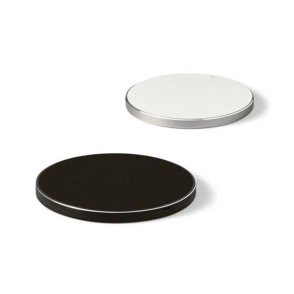 JOULE. Snelle 10W draadloze oplader in aluminium en ABS
