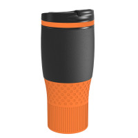 oranje, zwart