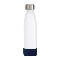 donkerblauw, zilver, wit