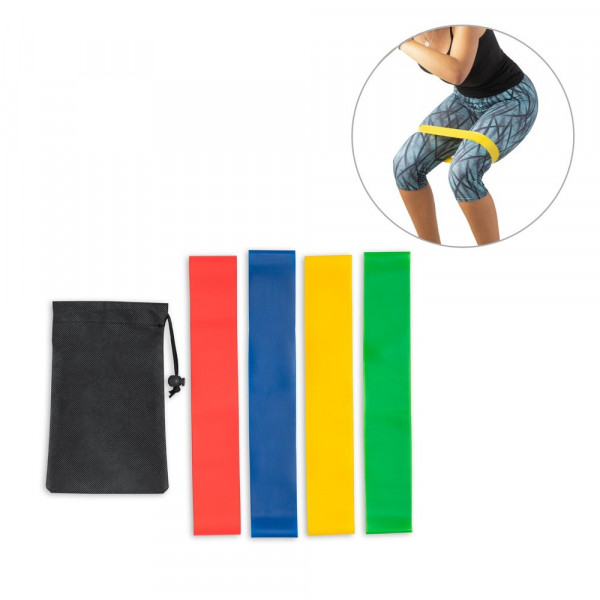 BURPEE. Set elastische banden met non-woven zakje