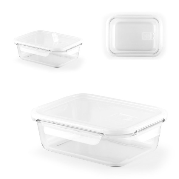 QUORIN. Hermetisch doosje in borosilicaatglas 1 L