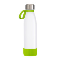 lichtgroen, zilver, wit