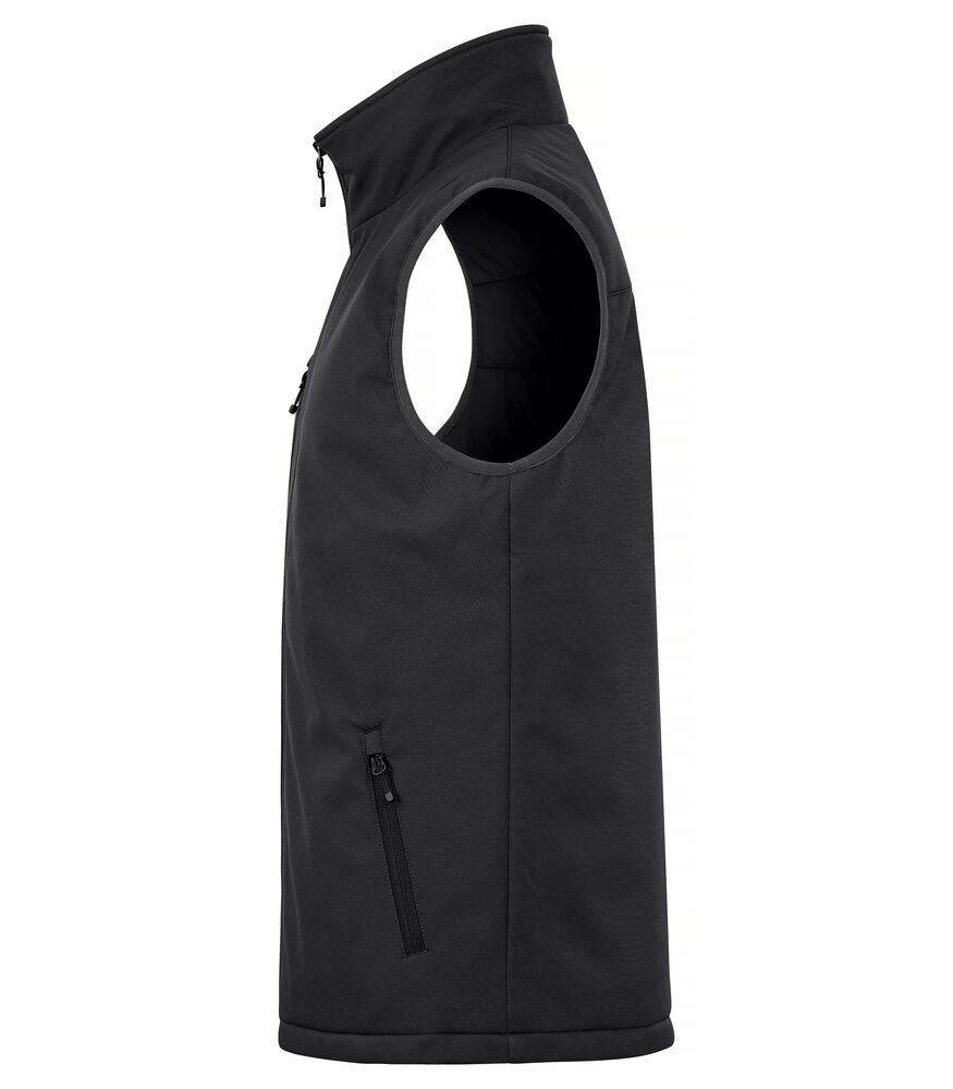 Clique - Padded Softshell Vest Zwart L