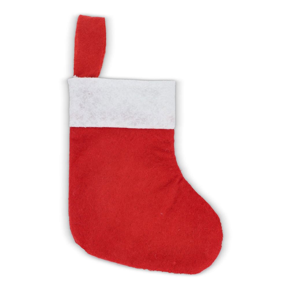 Vilten kerstsok 20 cm