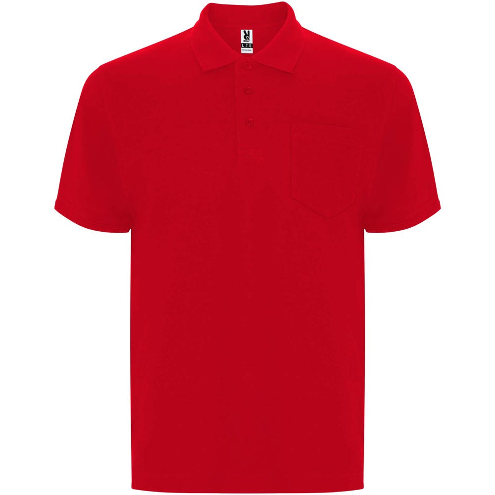 Centauro 220 g/m² Premium unisex polo met korte mouwen - Rood