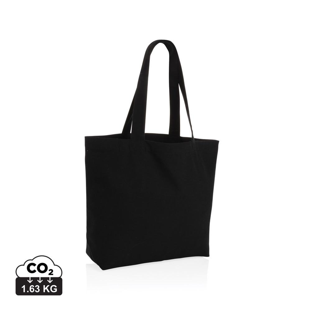 Impact Aware™ re-canvas shopper met vakje 240gsm ongeverfd