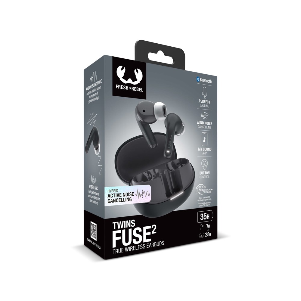 Fresh 'n Rebel Twins Fuse 2 ANC In-ear Oordopjes