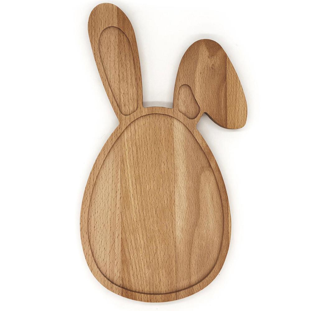 Plank Paashaas beuken 30x17 cm