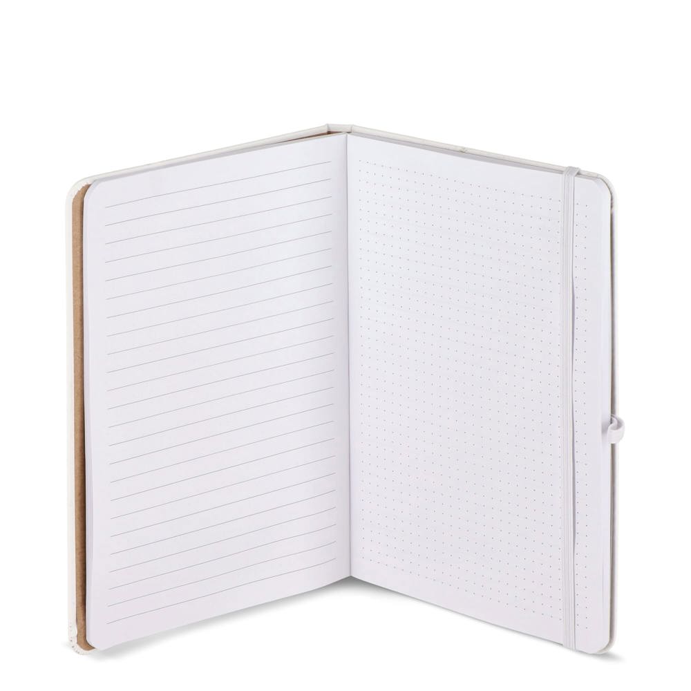 Notitieboek Olmo hardcover PU A5 met sticky notes
