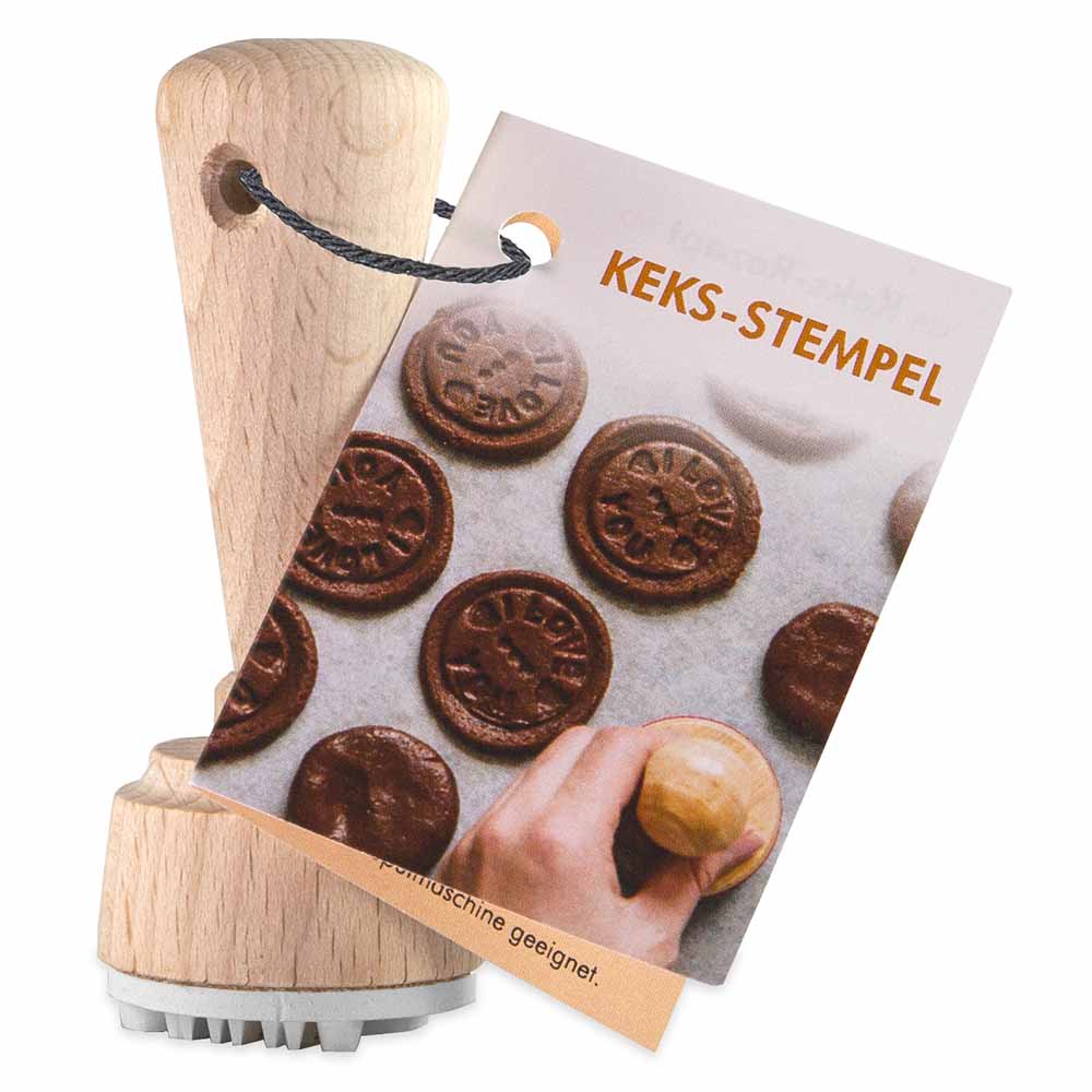 Koekjesstempel 35 mm met standaard ontwerp - Hout