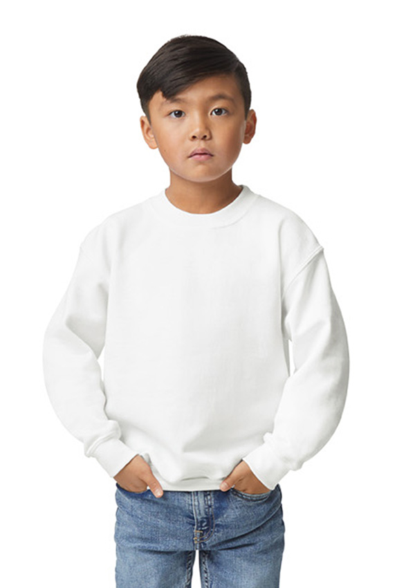 Gildan Heavy Blend Sweater for kids - 30 White