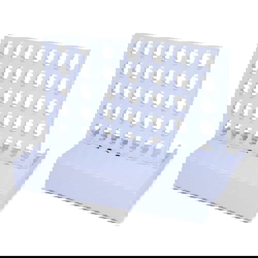 4 op een rij spel van gerecyclede materialen