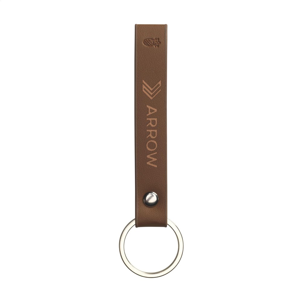 Vegan Pineapple Leather Keyring sleutelhanger