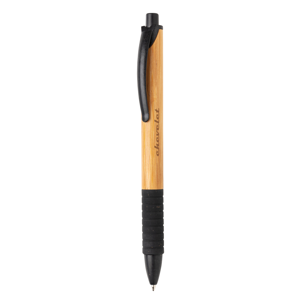 Bamboe & tarwestro pen