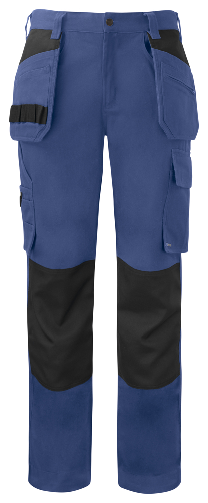 5530 BROEK MET KNIEZAKKEN EN SPIJKERZAKKEN KATOEN Hemelsblauw D100