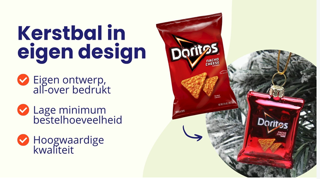 Kerstbal in eigen ontwerp!