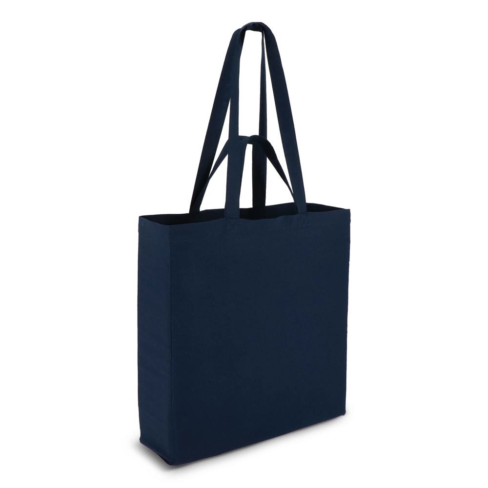 Katoen Tote OEKO-TEX® 38 x 10 x 42cm 140g/m² - Donkerblauw