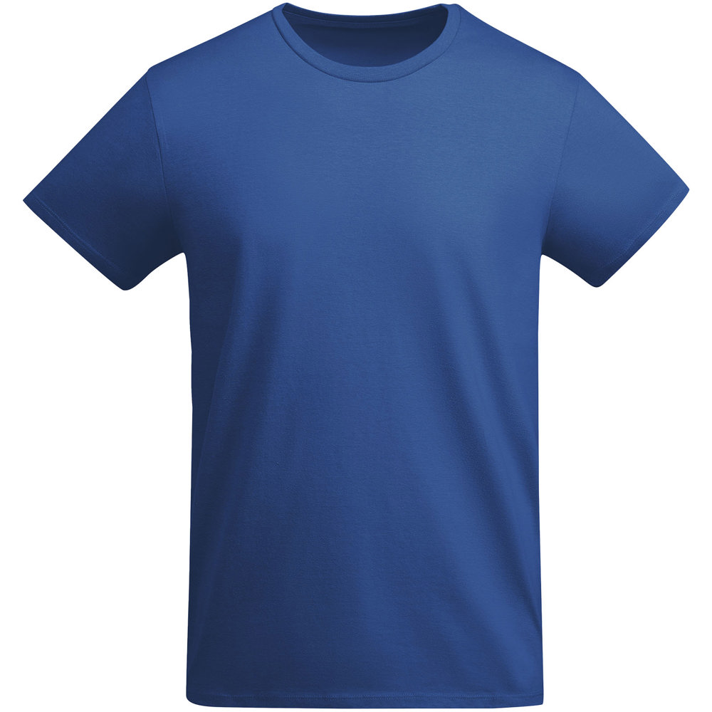 Breda 175 g/m² biologisch katoenen kindershirt met korte mouwen - Koningsblauw