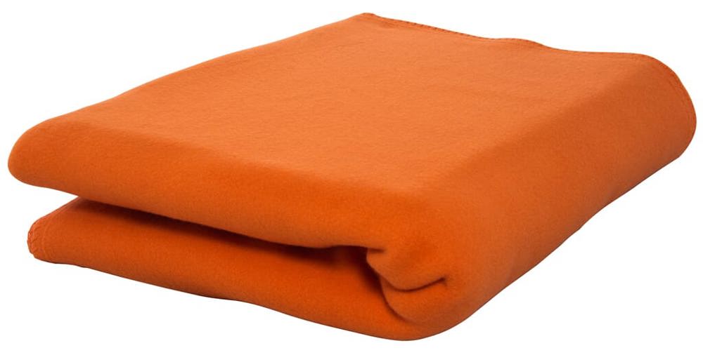 Fleeceplaid 150x120 cm, 250 gr/m² - Oranje (PMS 165c) / Oranje