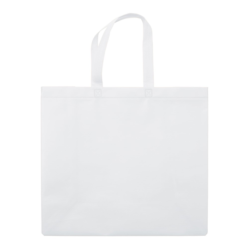 Draagtas gelamineerd non-woven groot 105g/m² - Wit
