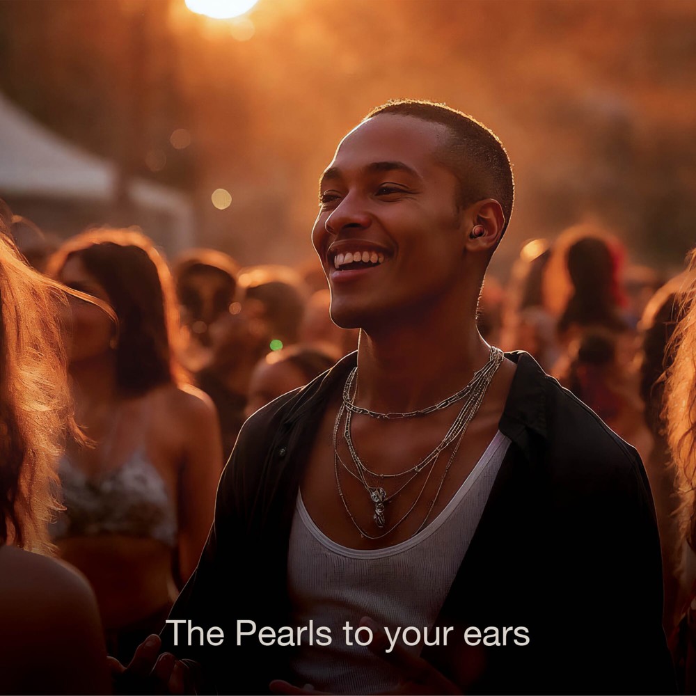 Fresh 'n Rebel Pearls Radiant Festival Oordopjes – Gecertificeerde Gehoorbescherming – Case met Tracker