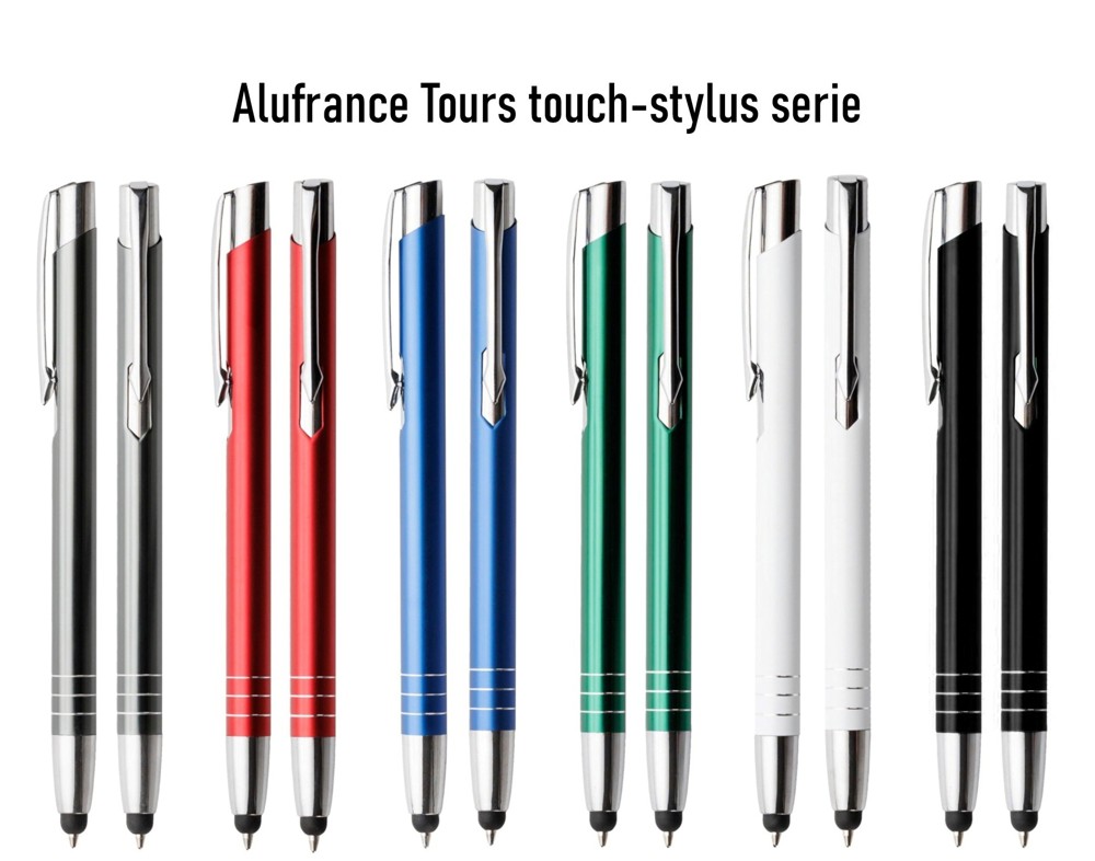 Aluminium touch-stylus balpen Tours