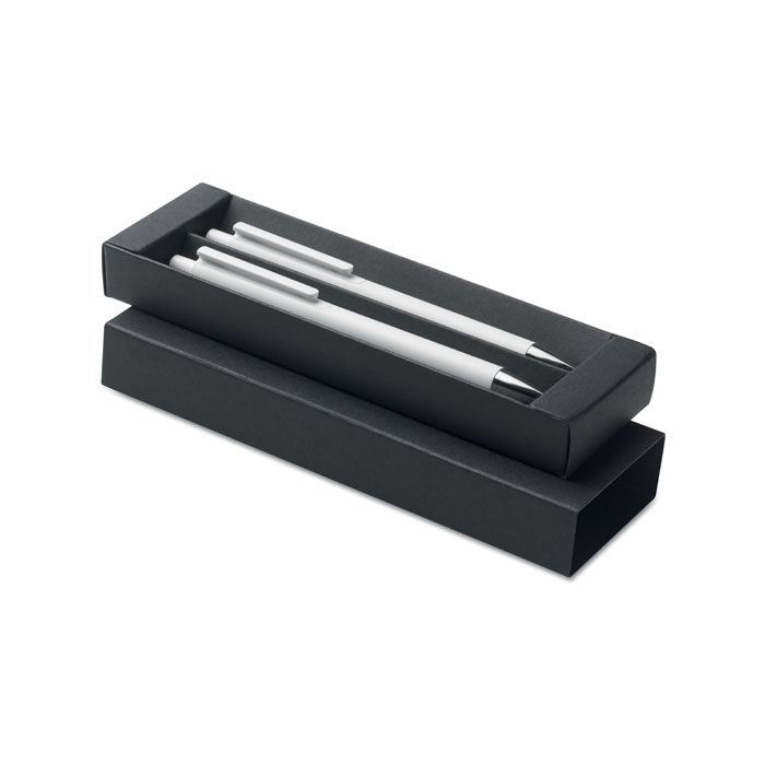 ORWELL - Gerecycled aluminium pennenset - Wit