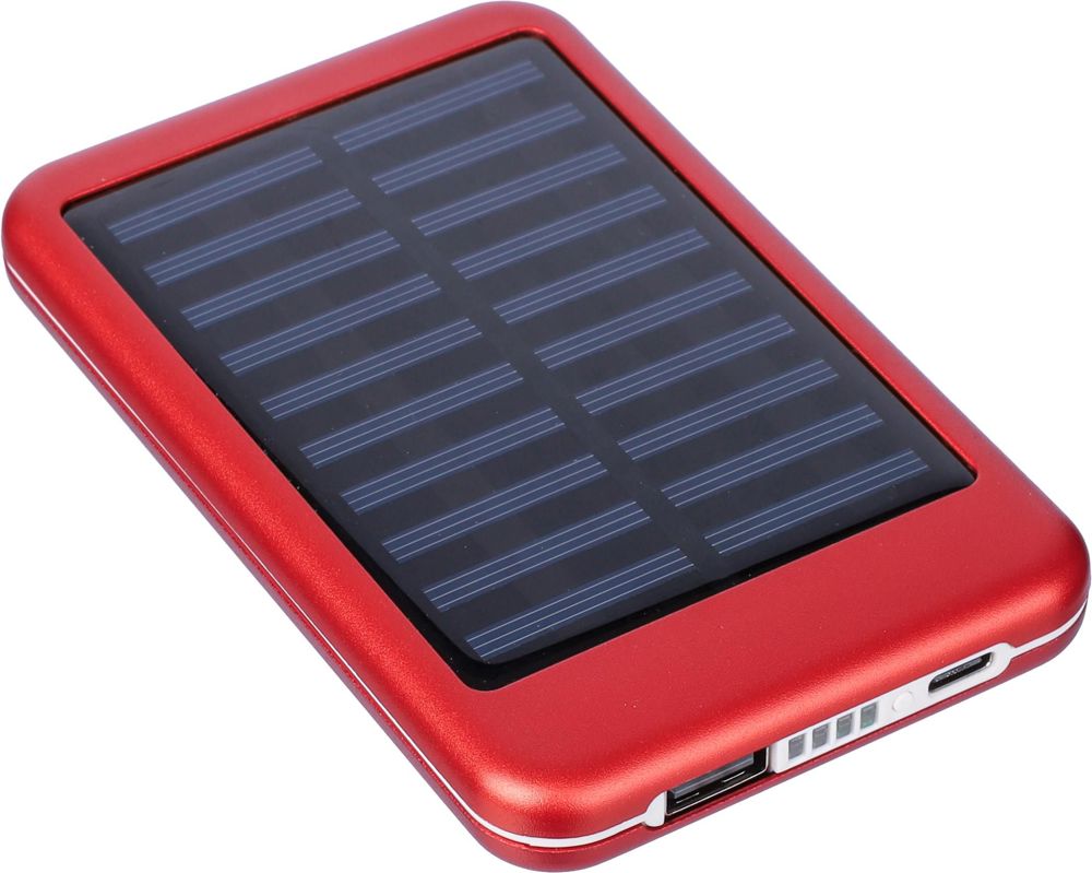 Powerbank Tycho | Aluminium | Solar | 4.000 mAh
