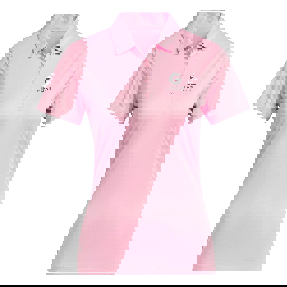 Adidas polo dames - lichtroze