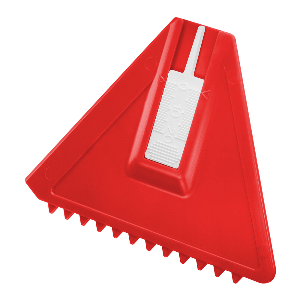IJskrabber "Duo" - Wit/rood