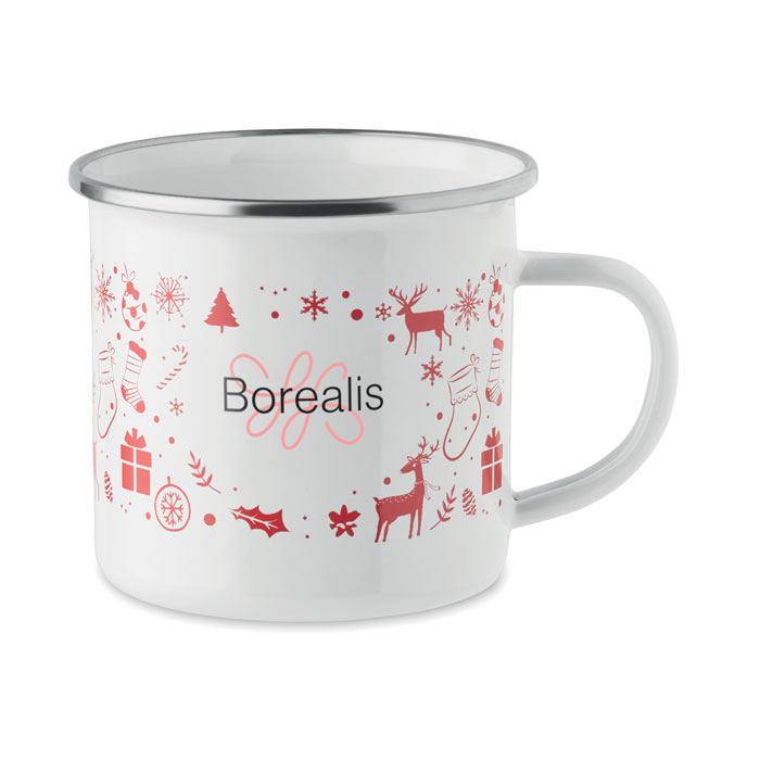 SEASOMEL - Kerst emaille mok 300ml