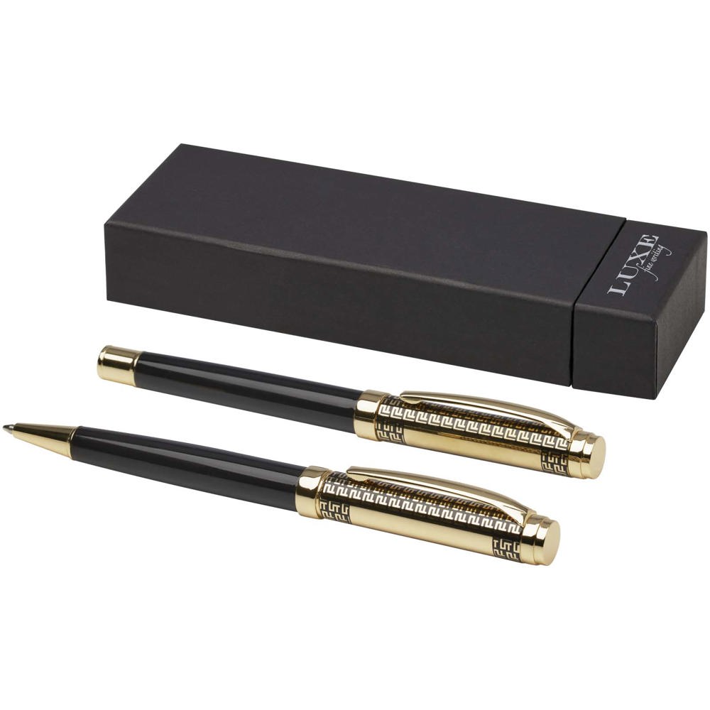 Legato set met balpen en rollerbalpen (blauwe inkt)