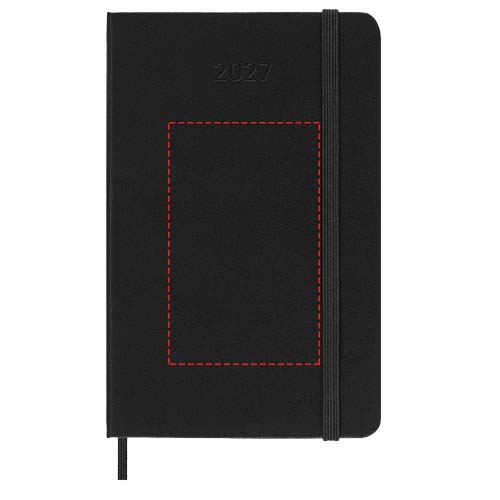 Moleskine hardback pocket dag-agenda voor 12 maanden