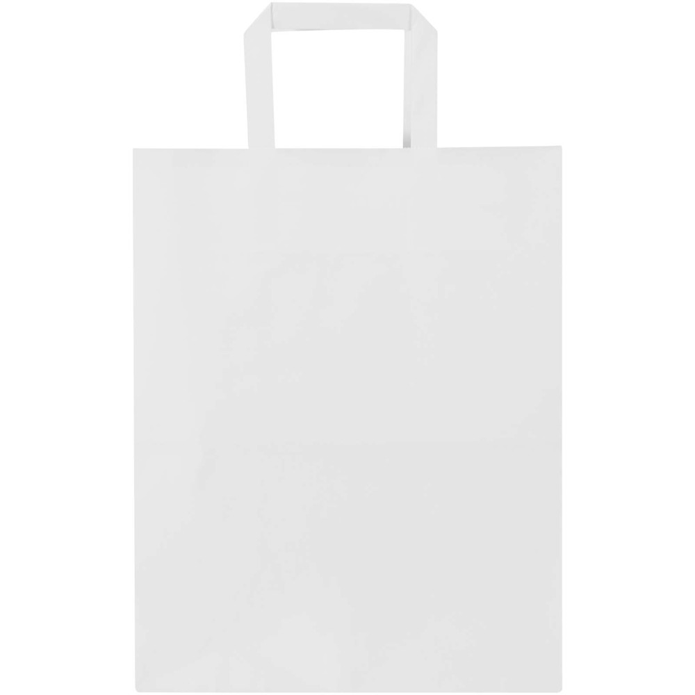 Kraft papieren tas 80 g/m² met platte handvatten – 25 x 15 x 32 cm