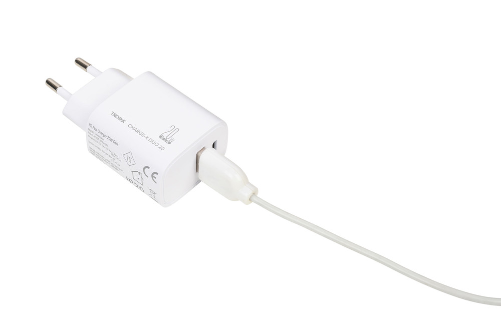TROIKA Oplaadstekker CHARGE-X DUO 20