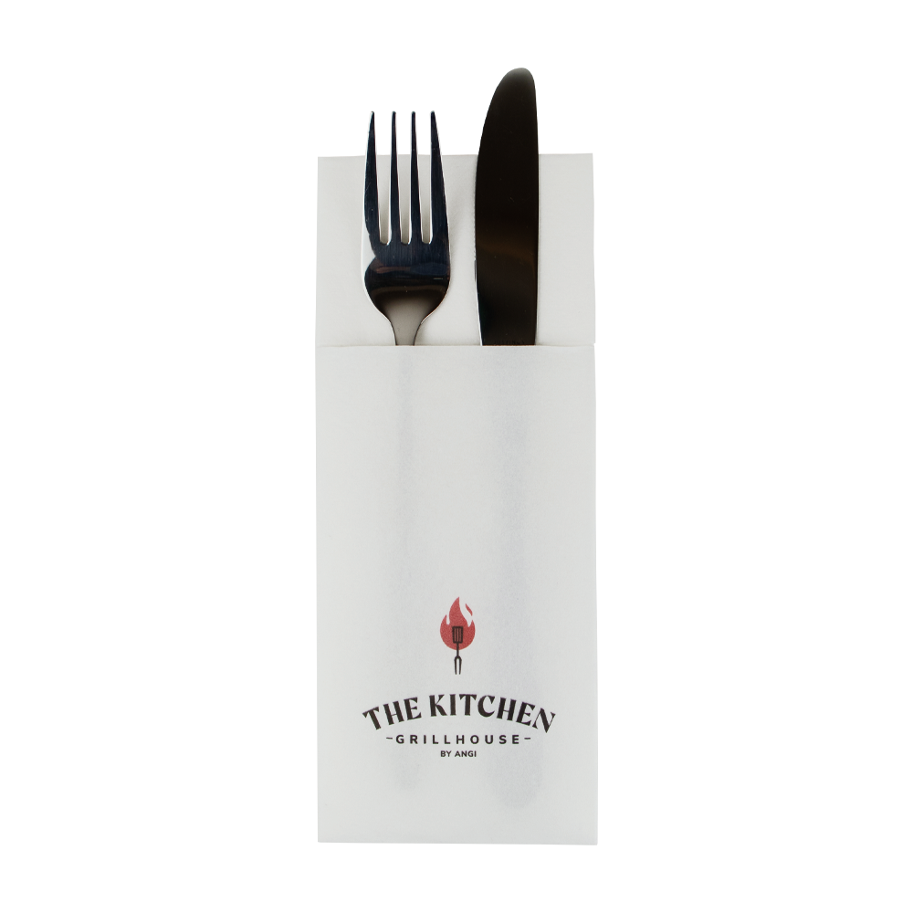 Servetten airlaid 40 x 33 cm bestekvouw (8,25 x 20 cm) 1/8 vouw