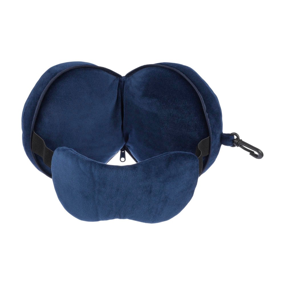 Reiskussen Leontine | 2-in-1 met slaapmasker