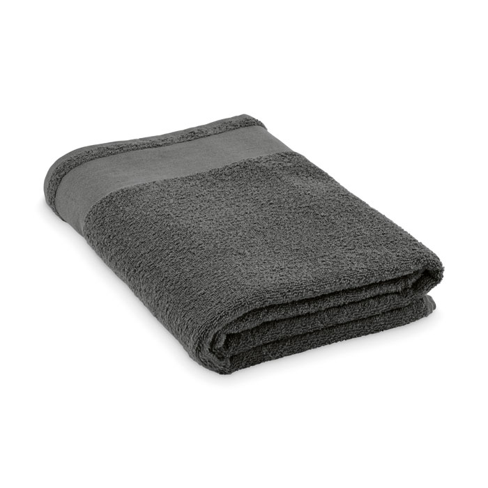 ISLAND 100 - Katoenen badhanddoek - Steengrijs