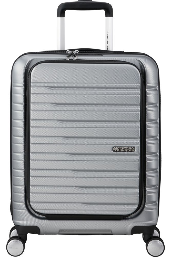 American Tourister Flashline Spinner 55 Easy Access - Sky Silver