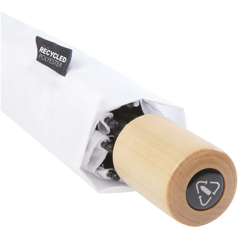 Birgit 21'' opvouwbare windproof gerecyclede PET-paraplu
